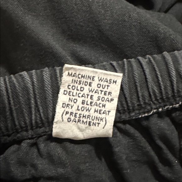 Vintage Gramicci Cotton Twill Belted Pants Black Gorpcore Outdoor-Medium - Picture 10 of 10